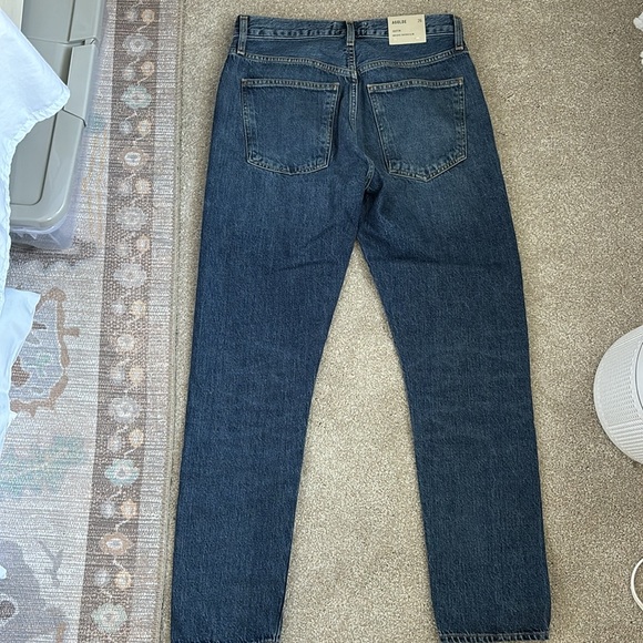 NWT Agolde Austin Mid Rise Tapered Slim - Picture 8 of 9